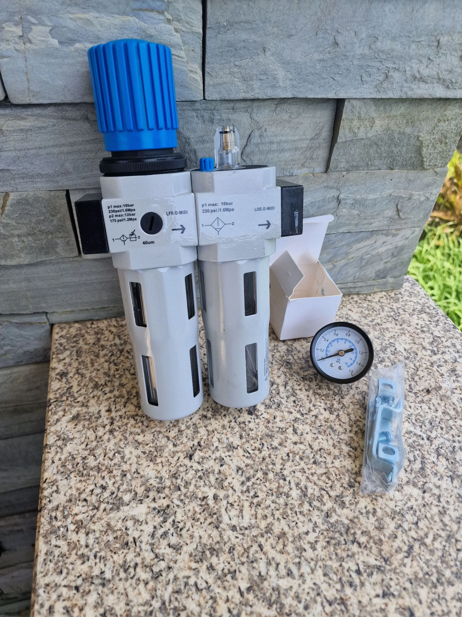 conjunto de preparação de ar comprimido (unidade FRL ou combinação de serviço) – photo 4